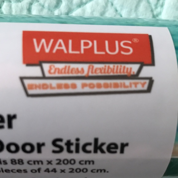 Walplus peel and stick,  “vintage timber” self-adhesive door sticker. NEW - Picture 5 of 5